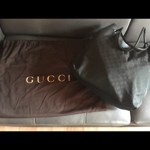 AUTHENTIC Black Gucci Shoulder Bag